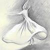 Tiny dancer (number 3) - inspired by Whirling Dervishes