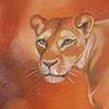 "Lioness". One in a series of animal spirits.